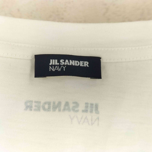 ジルサンダーネイビー JIL SANDER NAVY コットン 半袖 ラウンドネック カットソー レディース S