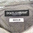 ドルチェアンドガッバーナ DOLCE&GABBANA GOLD 斜めストライプ サイドギャザー ドレスシャツ メンズ 15 3/4