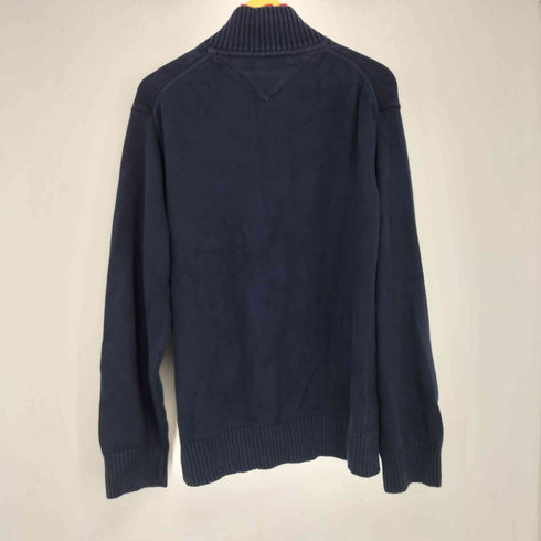 トミーヒルフィガー TOMMY HILFIGER コットンハーフジップセーター メンズ JPN:XL