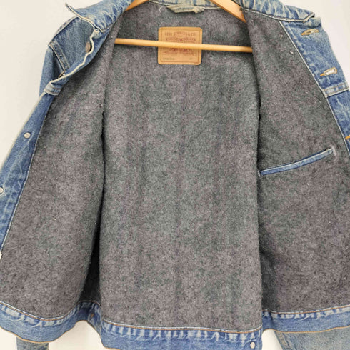 リーバイス Levis 80S 70506-0316 USA製 ボタン裏527刻印 裏地ブランケット デニム トラッカー ジャケット メンズ US:40