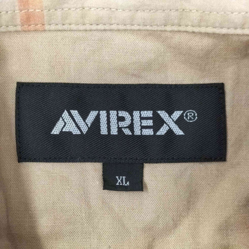 アヴィレックス AVIREX チェック柄 フラップポケット シャツ メンズ import:XL