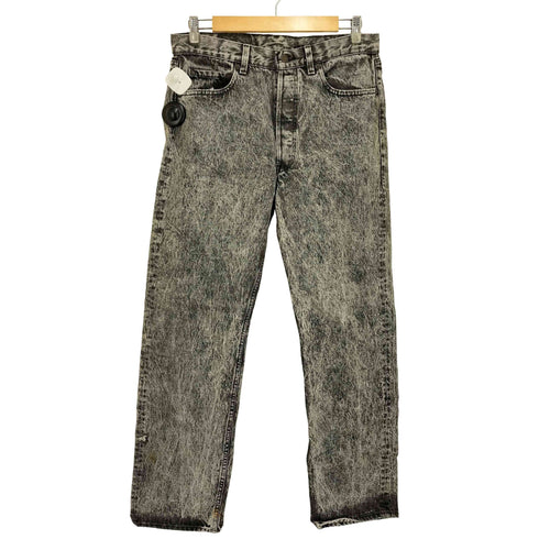 リーバイス Levis 90S USA製 501-0686 ケミカルウォッシュ ブラック デニム パンツ メンズ W34 L32