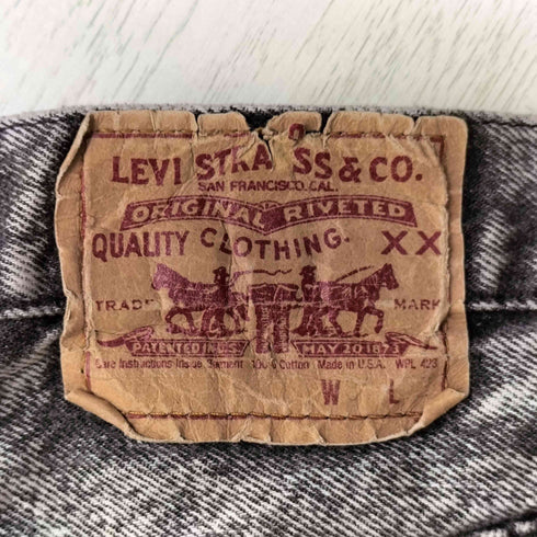 リーバイス Levis 90S USA製 501-0686 ケミカルウォッシュ ブラック デニム パンツ メンズ W34 L32