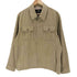 ブリティッシュカーキ BRITISH KHAKI suede full zipper lightweight overshirt スエード フル ジッパー ライトウェイト オーバーシャツ メンズ LL
