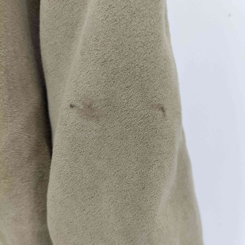 ブリティッシュカーキ BRITISH KHAKI suede full zipper lightweight overshirt スエード フル ジッパー ライトウェイト オーバーシャツ メンズ LL