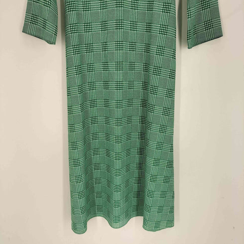 ビームス BEAMS チェック柄 L/S ワンピース レディース 36