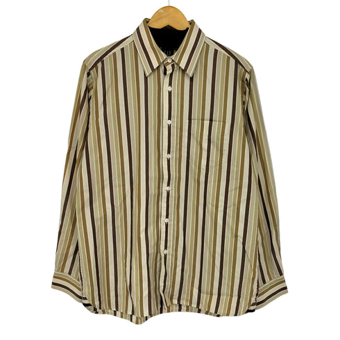 ギャップ Gap マルチストライプドレスシャツ メンズ JPN:M