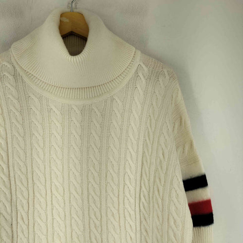 トミーヒルフィガー TOMMY HILFIGER カラーデザイン ケーブルニット レディース import:S