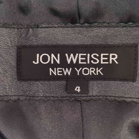 JON WEISER レザー トレンチコート レディース 4