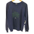 ヘインズ Hanes 80s USA製 THE GOLDEN RULES OF FISHING刺繍 ラグラン クルーネックスウェット メンズ import:XL