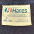 ヘインズ Hanes 80s USA製 THE GOLDEN RULES OF FISHING刺繍 ラグラン クルーネックスウェット メンズ import:XL