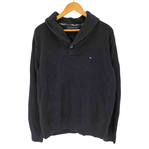 トミーヒルフィガー TOMMY HILFIGER ショールカラーコットンセーター メンズ JPN:L