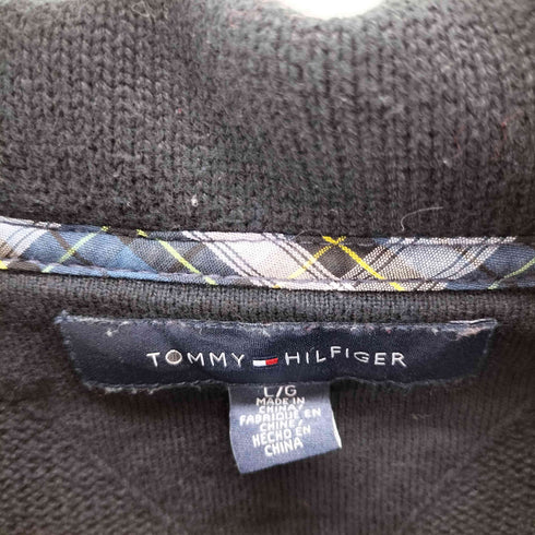 トミーヒルフィガー TOMMY HILFIGER ショールカラーコットンセーター メンズ JPN:L