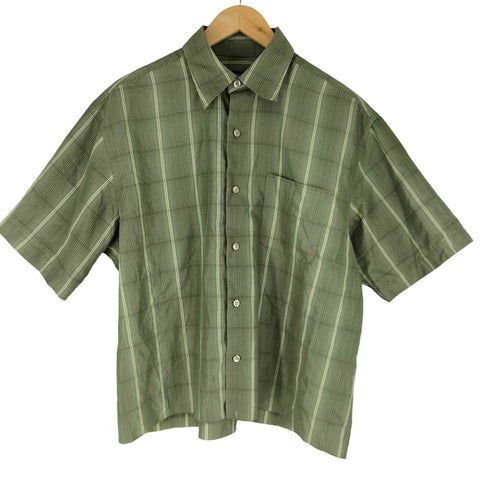ヴァンヒューゼン VAN HEUSEN S/S カットオフ ボックスシャツ メンズ JPN:M
