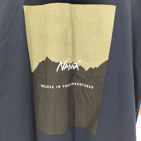 ナンガ NANGA MTロゴ ルーズフィット Tシャツ メンズ FREE