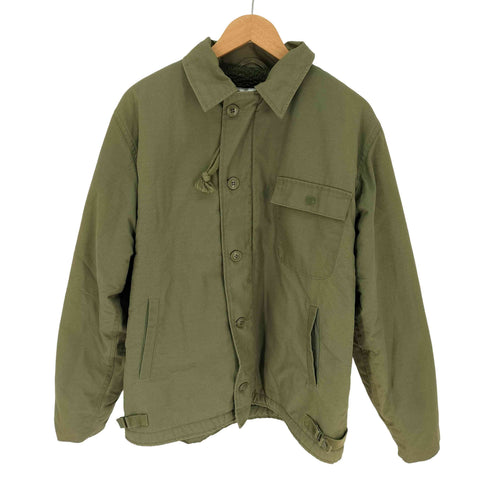 ユーエスネイビー U.S.NAVY BAF製 / BROOKLYN ARMED FORCES / JACKET COLD WEATHER PERMEABLE アメリカ海軍 A-2 デッキジャケット メンズ import:L