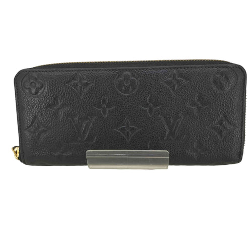 ルイヴィトン LOUIS VUITTON フランス製 2014年製 ポルトフォイユ・クレマンス ラウンドファスナー 長財布 メンズ