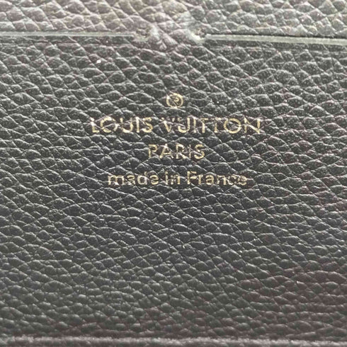 ルイヴィトン LOUIS VUITTON フランス製 2014年製 ポルトフォイユ・クレマンス ラウンドファスナー 長財布 メンズ