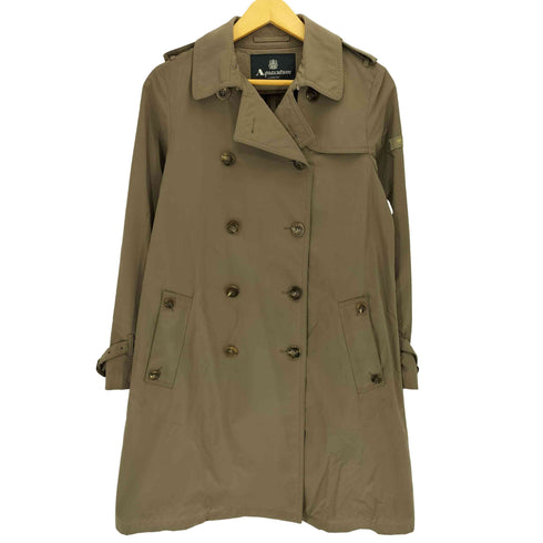 アクアスキュータム AQUASCUTUM ダブルブレスト トレンチコート レディース US:8