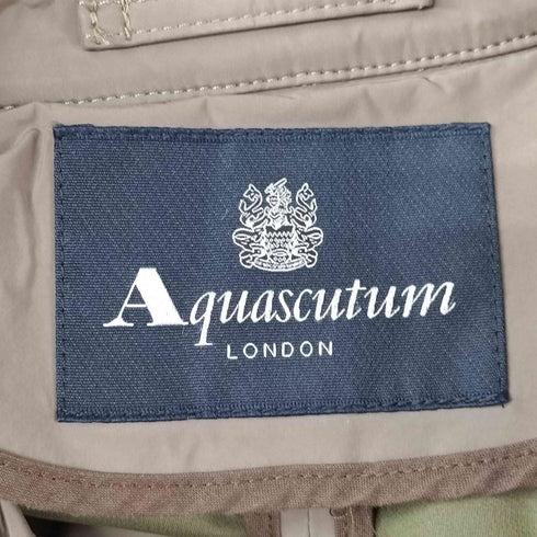 アクアスキュータム AQUASCUTUM ダブルブレスト トレンチコート レディース US:8