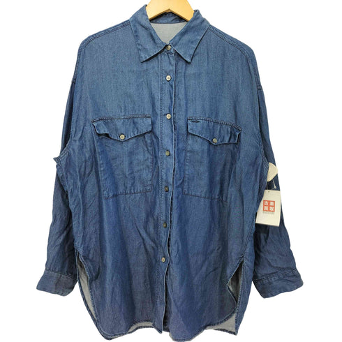 サロンアダムエロペ SALON adam et rope 26SS デニムライクシャツ レディース FREE