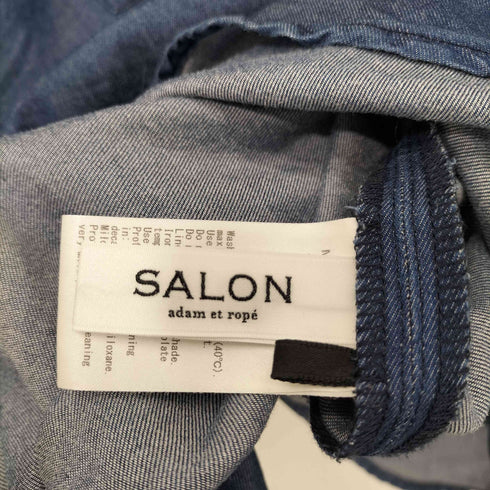 サロンアダムエロペ SALON adam et rope 26SS デニムライクシャツ レディース FREE