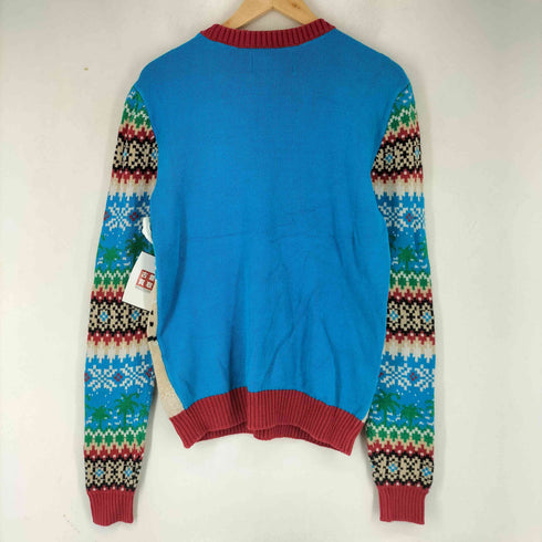 Cyhristmas Sweater 雪ダルマ 南国 クリスマスセーター メンズ JPN:S
