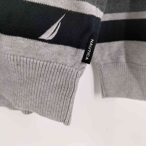 チャップス CHAPS ボーダー ハーフボタンセーター メンズ JPN:XL