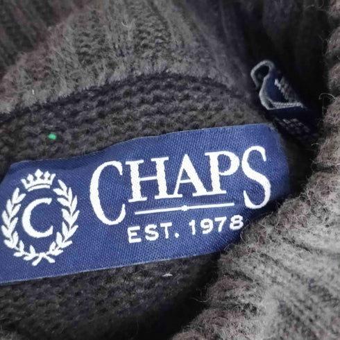 チャップス CHAPS ノルディック柄 ハーフボタンセーター メンズ JPN:XL
