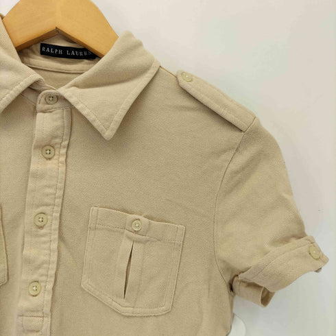 ラルフローレン RALPH LAUREN フロントポケット 半袖ポロシャツ レディース import:S
