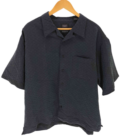 ハガークロージング HAGGAR レーヨンポリ S/S オープンカラーシャツ メンズ JPN:XL