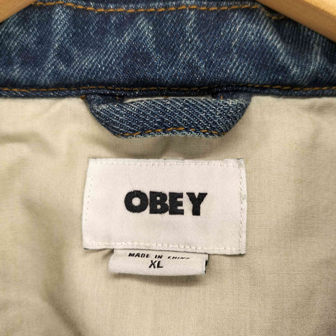 オベイ OBEY 26SS WORK SHOP JACKET ワーク ショップ ジャケット デニムジャケット メンズ JPN:XL