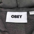 オベイ OBEY LOWERCASE PIGMENT ZIP HOOD ローワーケース ピグメント ジップ フード メンズ JPN:L