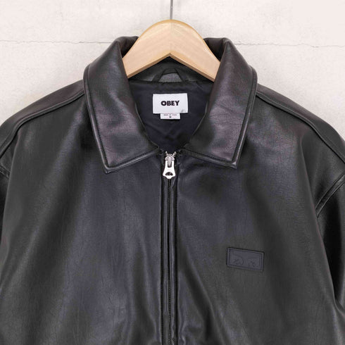 オベイ OBEY WORKMAN PU JACKET ワークマン ピーユー ジャケット メンズ JPN:M