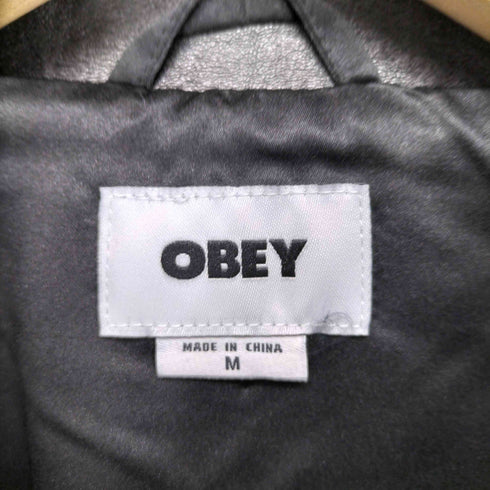 オベイ OBEY WORKMAN PU JACKET ワークマン ピーユー ジャケット メンズ JPN:M