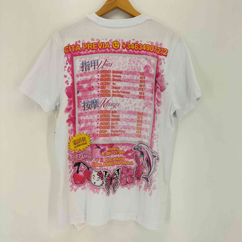 SSSTUFFF スタッフ プリントクルーネックTシャツ street メンズ JPN:S