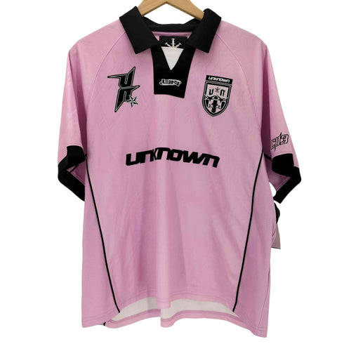 アンノウン UNKNOWN Pink Monogram Football Shirt メンズ M