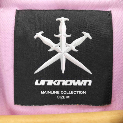アンノウン UNKNOWN Pink Monogram Football Shirt メンズ M