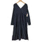 マーレット Merlette ACAPULCO DRESS アカプルコ ドレス Vネック アシンメトリー ロングワンピース レディース XS
