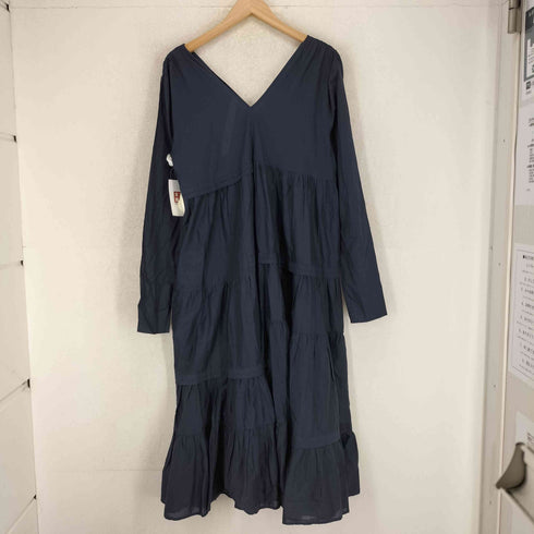マーレット Merlette ACAPULCO DRESS アカプルコ ドレス Vネック アシンメトリー ロングワンピース レディース XS