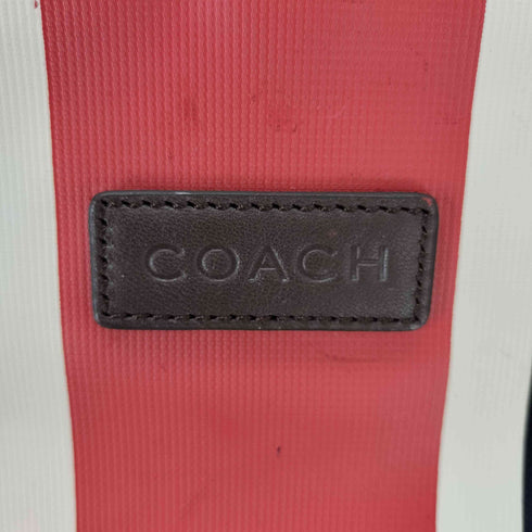 コーチ COACH ヴァリック ナイロン ストライプ ソフトクーラーバッグ レディース