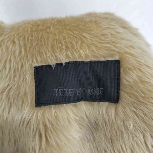 テットオム TETE HOMME フェイクムートンジャケット メンズ LL