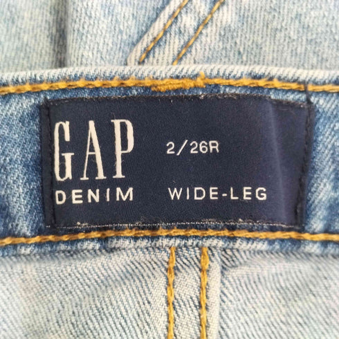 ギャップ Gap ジップフライ ワイドデニムパンツ レディース