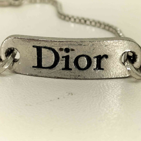 クリスチャンディオール Christian Dior ロゴプレートブレスレット レディース
