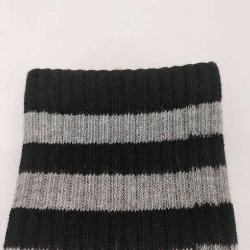 ヨウジヤマモト Yohji Yamamoto C/A RIB PILE BORDER SOCKS メンズ