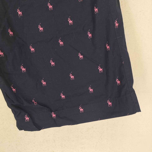 ポロバイラルフローレン Polo by RALPH LAUREN 総柄 ポニーロゴ イージー ショート パンツ メンズ LL