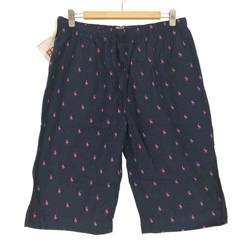 ポロバイラルフローレン Polo by RALPH LAUREN 総柄 ポニーロゴ イージー ショート パンツ メンズ LL