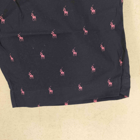 ポロバイラルフローレン Polo by RALPH LAUREN 総柄 ポニーロゴ イージー ショート パンツ メンズ LL