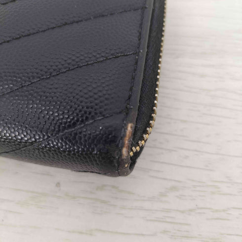 サンローランパリ SAINT LAURENT PARIS モノグラム サンローラン フルジップウォレット グレインパウダーテクスチャー キルティングレザー レディース
