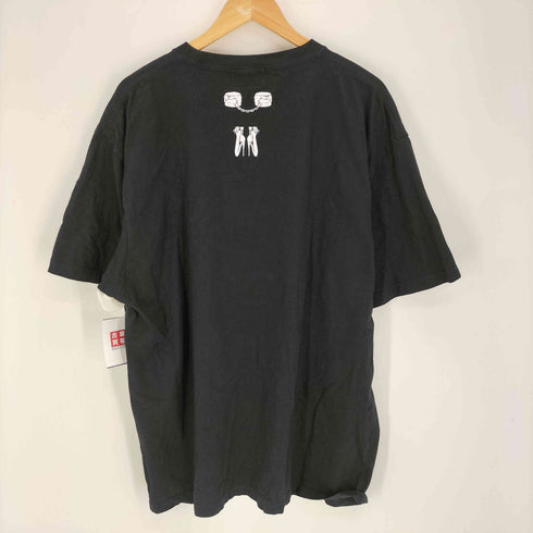 MERIE マンガ セリフ 両面プリント S/S クルーネックTシャツ レディース XXXL